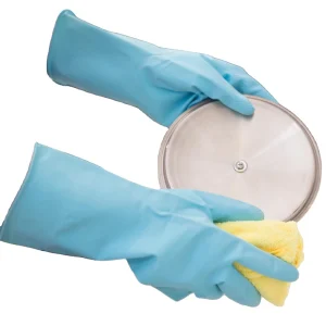 Top selling household cleaning kitchen gloves and dishwashing gloves both are reusable products and can be waterproof