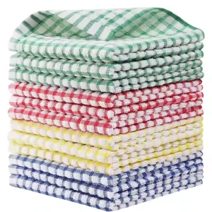Towel Set Kitchen Cleaning Cloths Absorbent Reusable Dish Towels for Home Restaurant