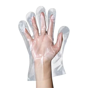Transparent Disposable Plastic Cooking and Cleaning Gloves
