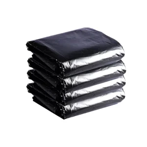 Trash Bags Black Flat-Top Thickened Extra-Large Industrial Business Shopping Hotel Commercial Property Sanitation