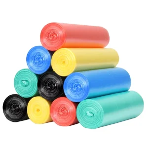 Trash Pouch Kitchen Storage Garbage Bags Convenient Portable Garbage Bag PE Thickening Cleaning Household Disposable Printing