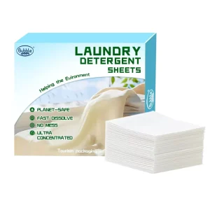 Travel Laundry Detergent Sheets Liquidless Solid Soap Paper Tablets