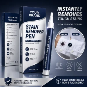 Travel Stain Remover Pen for Clothes Fabric Spot Cleaner for Coffee Tea Oil Sauce and Makeup