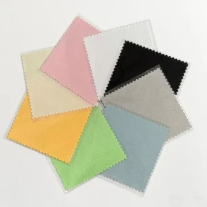 Treated Custom Logo Microfiber Jewellery Cleaning Cloth