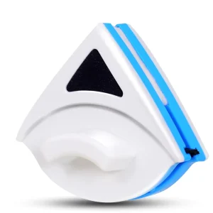 Triangle Clean Corner 3-8 MM Double Sided Glass Cleaner Brush Magnetic Window Squeegee Wiper Cleaner