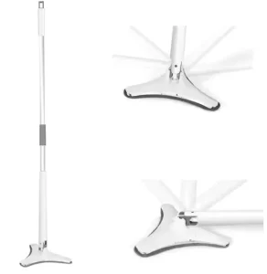 Triangle Floor Mop with 360° Rotatable Head and Removable Washable Replaceable Microfiber Pad