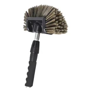 Truck Telescopic Flow Thru Wash Brush with Ultra Soft Bristle Aluminum Pole Strong Handle