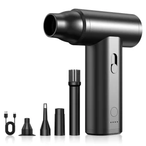 Turbo Jet Fan 130000 RPM High-Speed Brushless Motor Handheld Cordless Electric Air Duster for Car and PC Cleaning