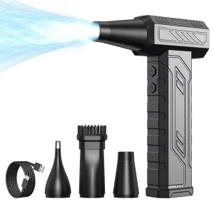 Turbo Jet Fan 130000RPM Brushless Motor Handheld Electric Air Duster Cordless Car PC Cleaning Blower