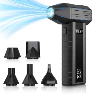 Turbo Jet Fan 130000RPM Brushless Motor Handheld Electric Air Duster Cordless Car PC Cleaning Blower