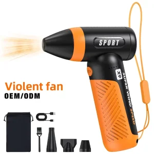 Turbo Jet Fan 130000RPM High Speed Brushless Motor Handheld Electric Air Duster Cordless Car PC Cleaning Violent Fan Blower
