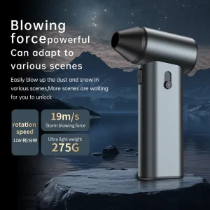 Turbo Jet Fan Electric Air Duster 110000RPM Cordless Air Blower for Car Keyboard Camping