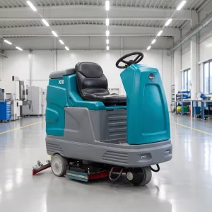 Twin Energy-Saving Pure Copper Brush Motors X10 Ride-On Automatic Industrial Deep Stain Removal Floor Cleaner