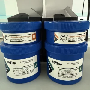 Two Component Epoxy Steel Gum Agent Paste for Metal Iron Repair Transportation AB Glue Caster Glue Repairing Adhesives Sealants