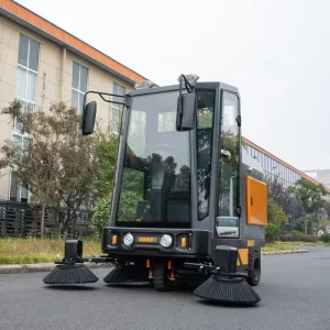 U190C Electric Industrial Road Street Sweeper Machine Ride-On Floor Sweeper Cleaner