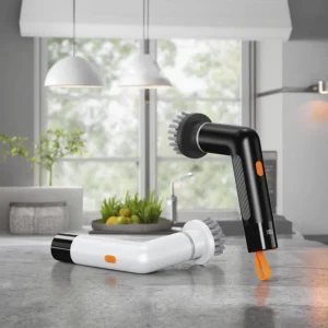 USB Rechargeable Electric Spin Scrubber for Kitchen, Sink, Bathroom, and Bathtub