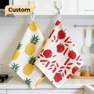Ujoy Gift Custom Kitchen Towels Dish Cloths Dish Towels Anti Bacterial Kitchen Towel