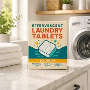 Ultra Concentrated Decontamination Laundry Tablets Biodegradable Environmentally Deep Decontamination Laundry Detergent Sheets