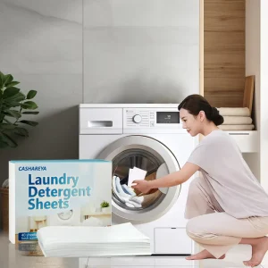 Ultra-Concentrated Eco-Friendly Biodegradable Laundry Detergent Sheets Deep Stain Removal Disposable