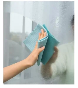 Ultra-Fine Fiber Cleaning Cloth Quick-Drying Oil-Absorbing Lint-Free Reusable Kitchen Dishwashing Towel