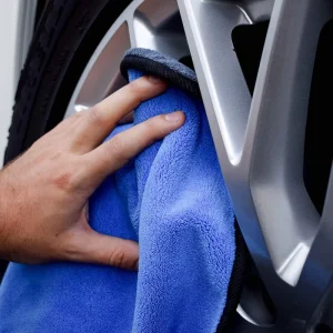 Ultra Fine Fiber Double Sided Microfiber Cloth Large Absorbent Coral Fleece Enhanced Thickened Special Car Cleaning Towel