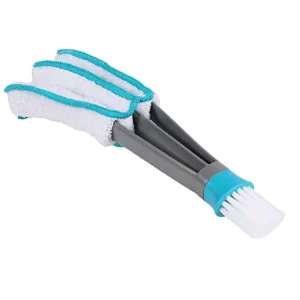 Ultra-Fine Fiber Plastic Cleaning Brush with Detachable Washable Head for Window Blinds