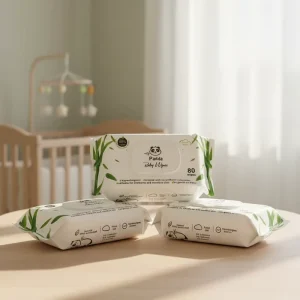 Ultra Pure Water Baby Wipes Fragrance-Free Disposable Cleaning Wipes for Baby Travel Pack
