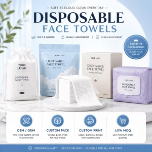 Ultra Soft Disposable Facial Towels for Women Makeup Removal Skin Care Travel Hotel Salon Use Bulk Supply