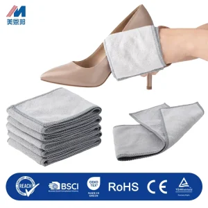 Ultra Soft Durable Microfiber Shine Shoe Cloth for Dust Wiping Gloss Renew Dirt Cleaning for Boots Leather Suede Shoes