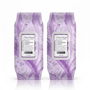 Ultra Soft Facial Cleansing Wipes Non-Woven Moisturizing Makeup Remover for Sensitive and Dry Skin