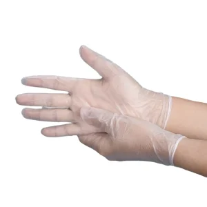 Ultra-Thin Household Cleanroom Gloves, 100 Pieces, Food and Medical Examination Use, Powder-Free, Transparent Polypropylene
