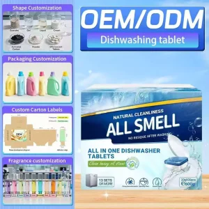 UltraEfficient Disposable Dishwashing Tablets 5% 15% Active Ingredient Sparkling Clean Antibacterial Stain Dishwasher
