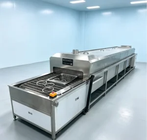 Ultrasonic Cleaning and Drying Line for Hardware Air Conditioner Fittings Industrial Aluminum Parts Degreasing Washing Machine