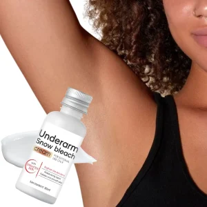Underarm Snow Bleach Cream Whitening Elastic and Smooth Skin Improve Underarm Blackness Buy Bulk for Resale Beautiful Women