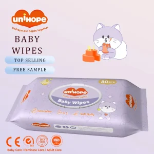 Unihope Exclusive Offer Infant Durable Toddler Wipes Gentle Baby Cleansing Towels Reliable Wet Tissues for Comfort