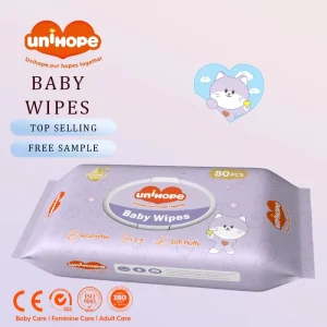 Unihope Infant Gentle Toddler Wipes Baby Cleansing Towels Wet Tissues Wet Wipes for Children