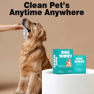 Unscented Boxed Soft Pet Wet Wipes Individual Pack Nonwoven Deep Cleaning Mild Formula Durable Cleansing Tissues Outdoor Body