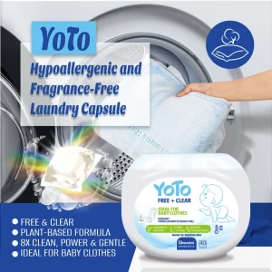 Unscented Eco Friendly Disposable Liquid Laundry Detergent for Baby Clothes