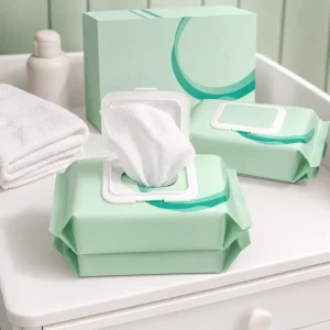 Unscented Soft Paper Baby Wet Wipes for Car Screen Cleaning