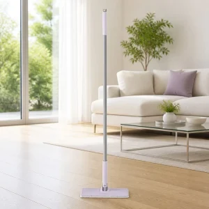 Upgraded Enlarged Face Towel One Press Auto Clamping Flat Mop Hands Free Disposable Wipes Cleaning Mop