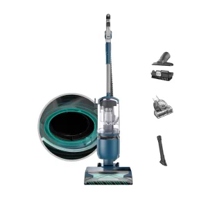 Upright Bagless Cyclonic Vacuum Cleaner with Pet Power Brush and HEPA Filter