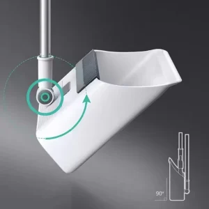 Upright Long Handle Broom and Dustpan Combo Convenient Dusting Accessories Online at