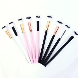 V-Shaped Eyelash Extension and Eyelid Cleaning Brush