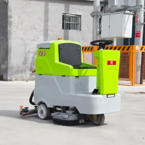 V3 Ride-on Floor Scrubber with Dual Brush, 1020mm Cleaning Path and 800W Drive Motor