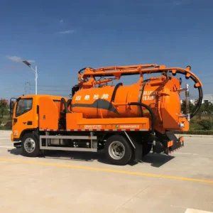 VT1200 Combined Jetting Vacuum Sewage Suction Truck 12 Tons Sewer Cleaning Tanker Factory