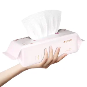 Value Pack Economical Non Woven Pull out Facial Tissue Facial Towels Facial Cleansing Makeup Removal Tissues for Family Needs
