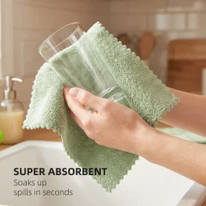Versatile Cleaning Cloths Microfiber Cleaning Cloth High Water Absorbent Eco Friendly for Household Tasks