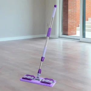 Versatile Flat Clamp Floor Mop Spring Clamp Design Household Mop for Facial Towels Waste Rags Home Floor Washing