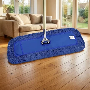 Versatile Slim Cotton Yarn Dust Mop Lightweight Aluminium Pole for Kitchen Cabinet