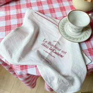 Vintage Cotton Tea Towels Reusable Kitchen Cleaning Wash Dish Towel Kitchen Cafe Decor Photo Prop